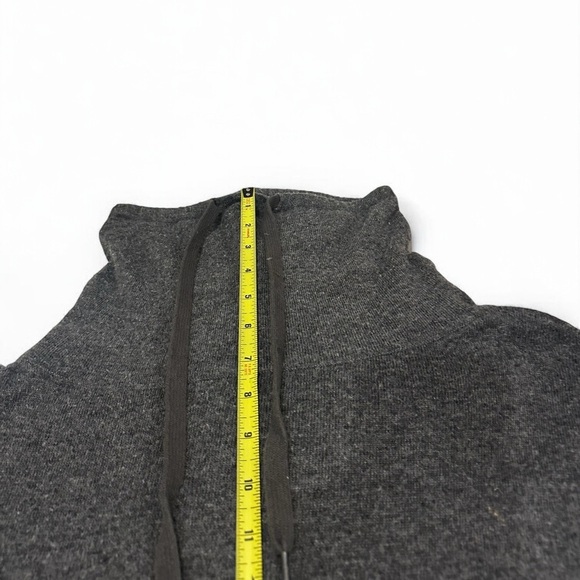 LUMIERE Women’s Cowl Turtleneck Gray Sweater Wity Pockets Small Gray - Picture 7 of 8
